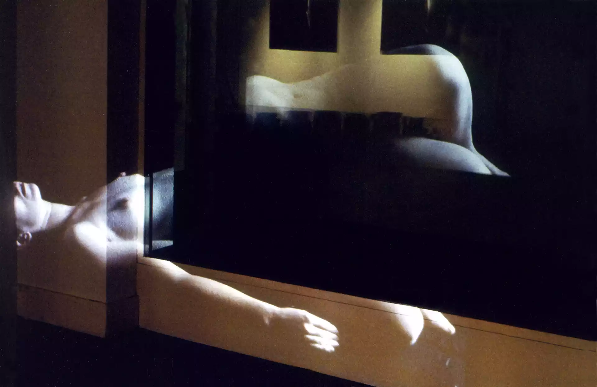 2001_oeuvres_lumiere_in_situ_projection_photographies_corps_porcelaine_Foecy_vitrine